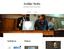 Tablet Screenshot of eerlijkemedia.nl